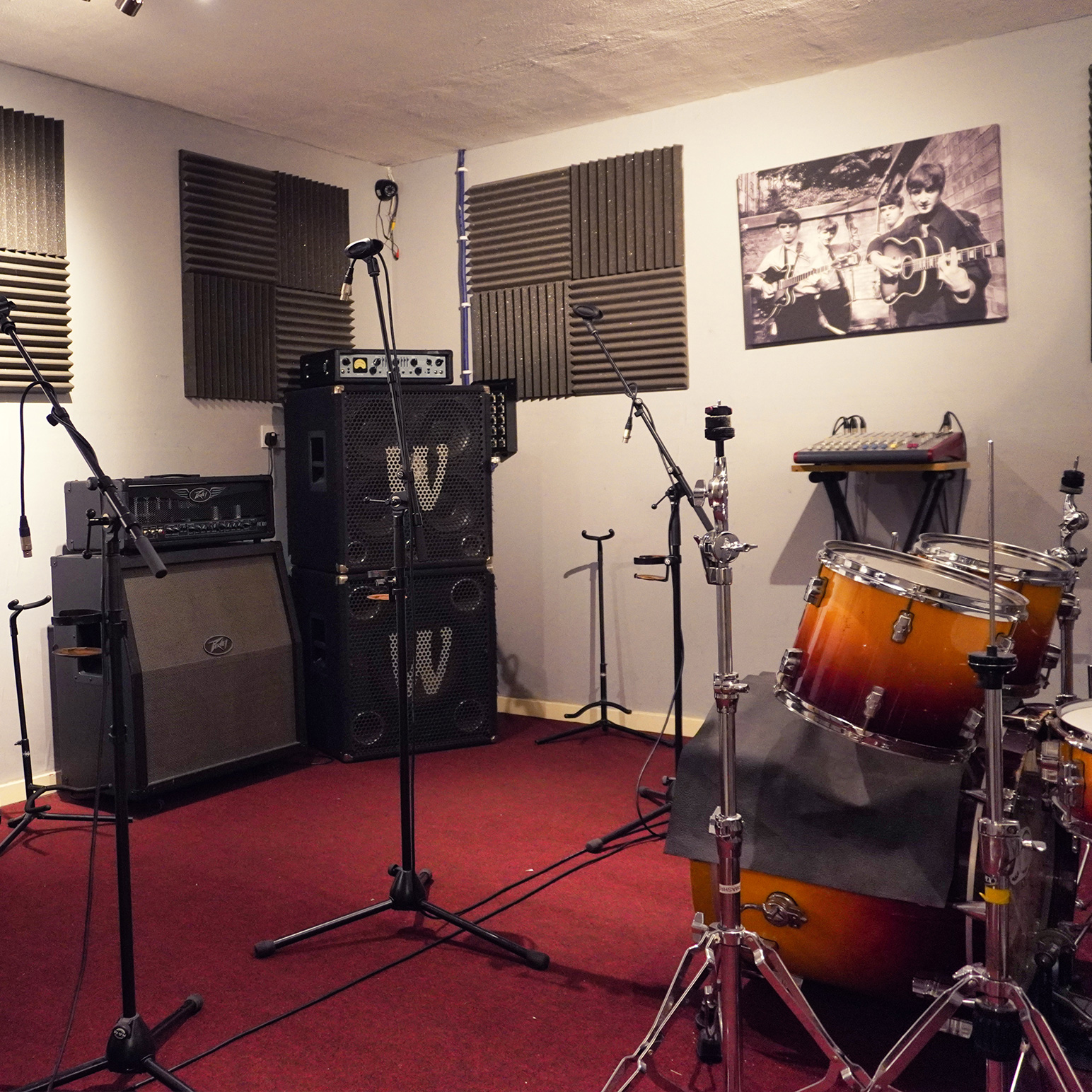 Rehearsal room at The Smash Room