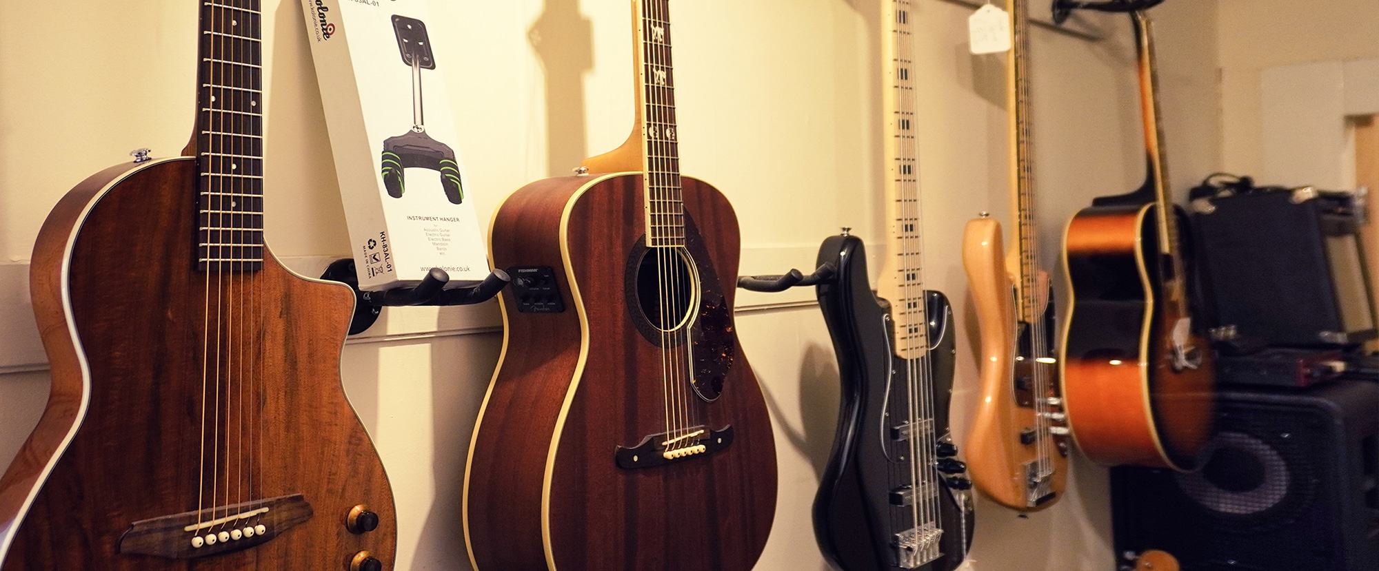 Music equipment and repairs at The Smash Room